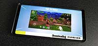 Samsung Galaxy Note 9 playing fortnite